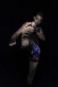 Roderic Rosado, Muay Thai and boxing coach specializing in strength and conditioning.