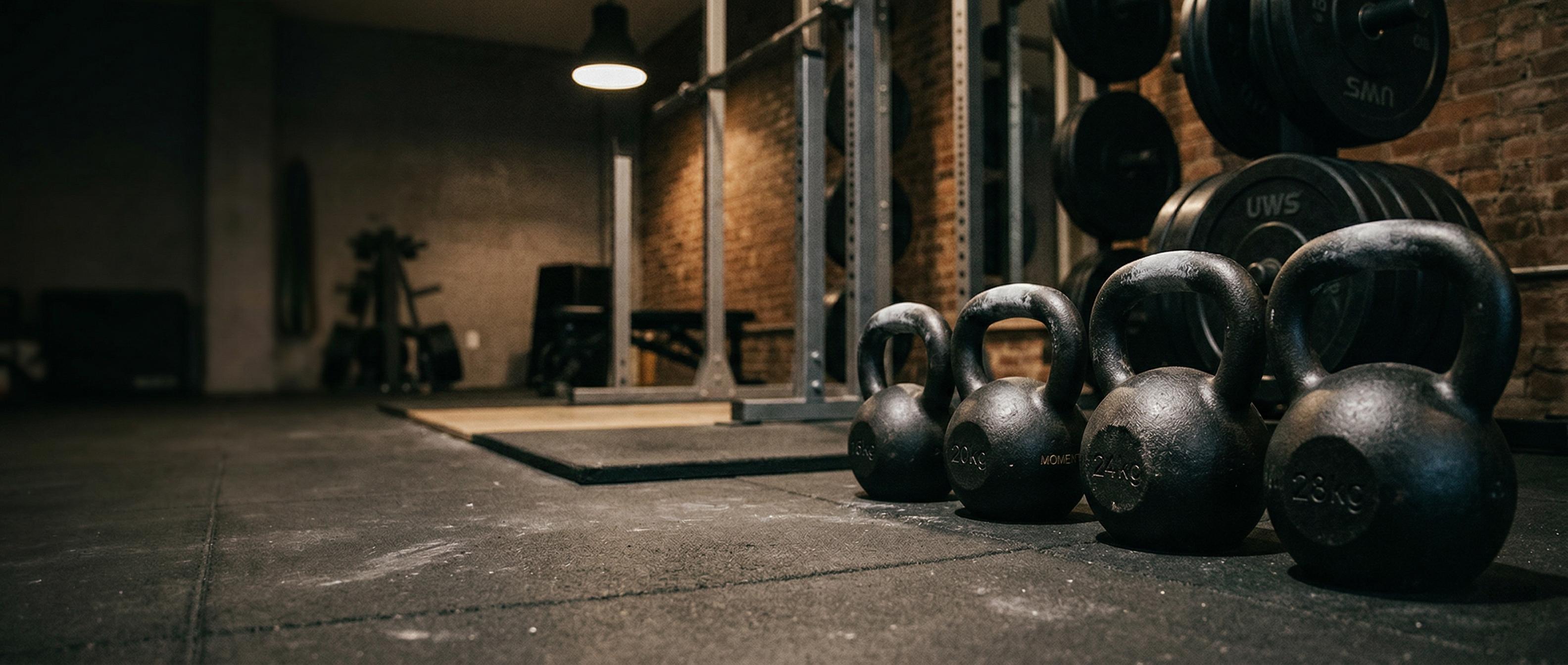 Kettlebell training at Momentum Fitness on the Upper West Side